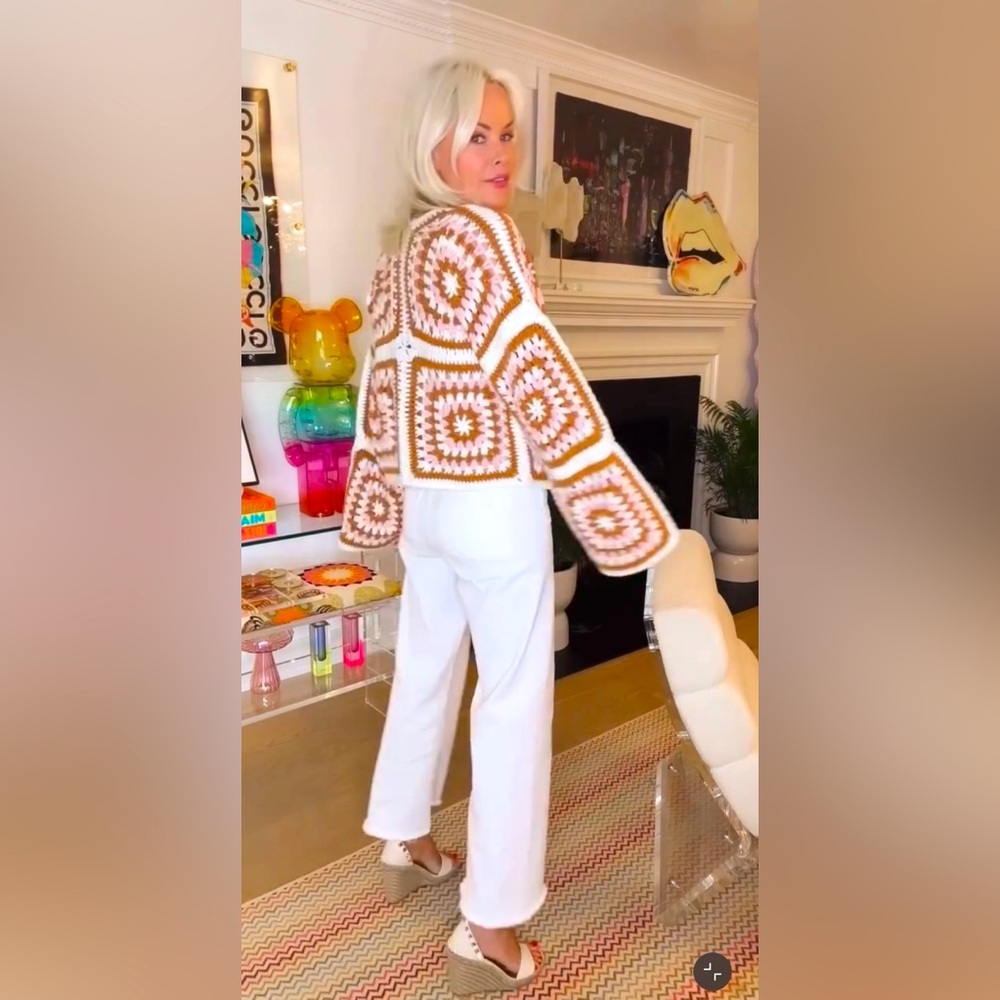 NWOT- Teggy French Crochet Sweater - Picture 2 of 4